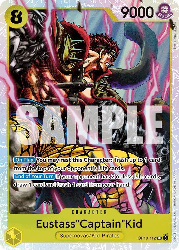 Eustass"Captain"Kid OP10-112 card from Royal Blood