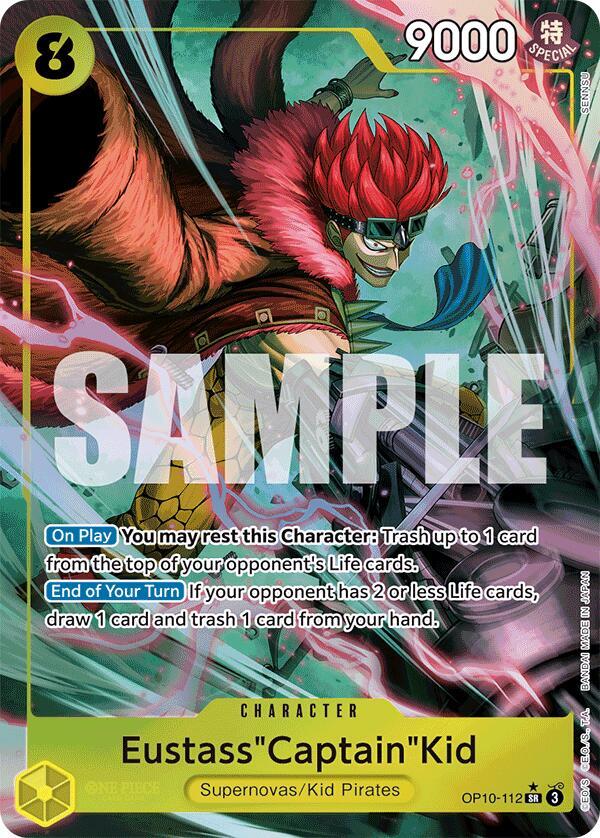 Eustass"Captain"Kid (Parallel) OP10-112 card from Royal Blood