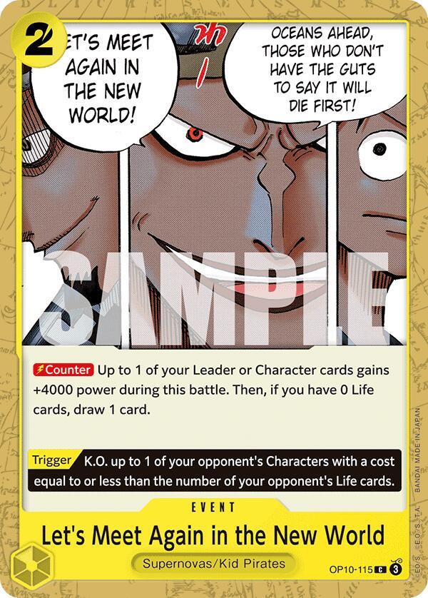 Let's Meet Again in the New World OP10-115 card from Royal Blood