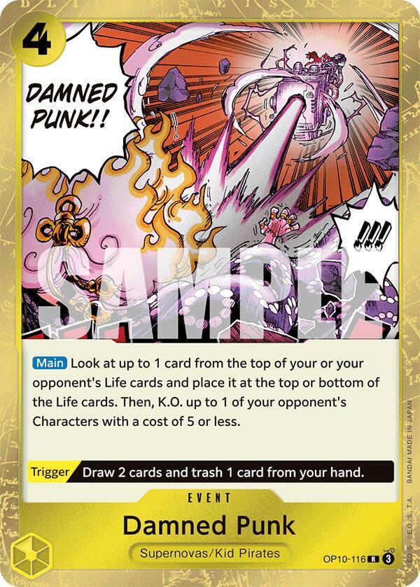 Damned Punk OP10-116 card from Royal Blood