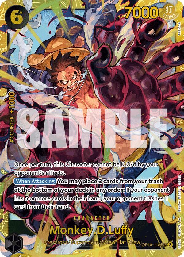 Monkey.D.Luffy OP10-118 card from Royal Blood