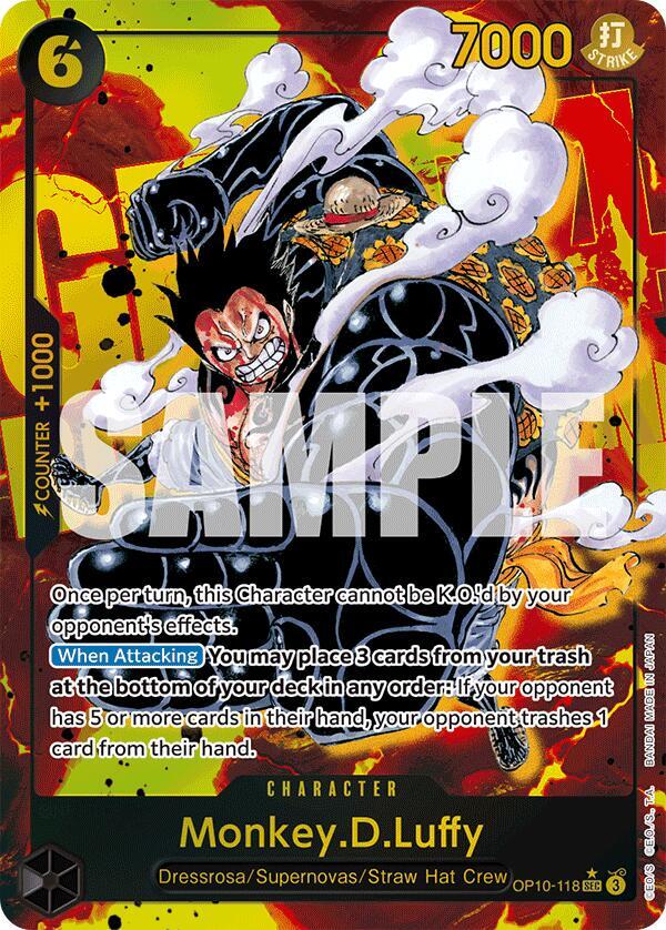 Monkey.D.Luffy (Parallel) OP10-118 card from Royal Blood