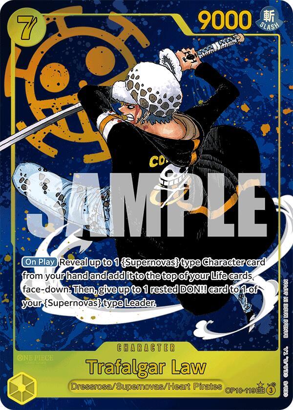 Trafalgar Law (Parallel) OP10-119 card from Royal Blood