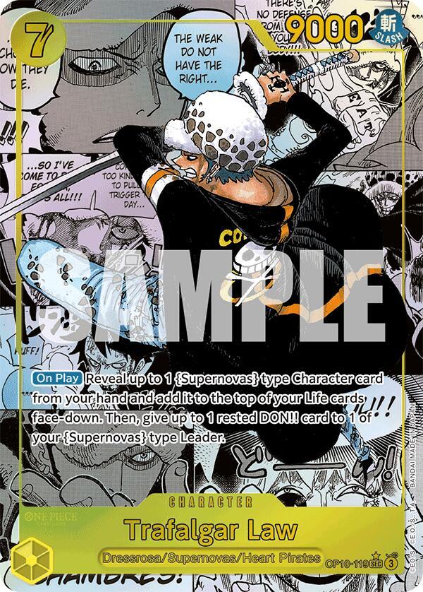 Trafalgar Law (Manga) OP10-119 card from Royal Blood