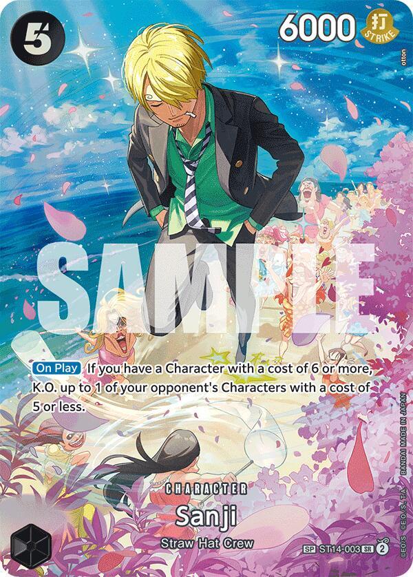 Sanji (SP) ST14-003 card from Royal Blood