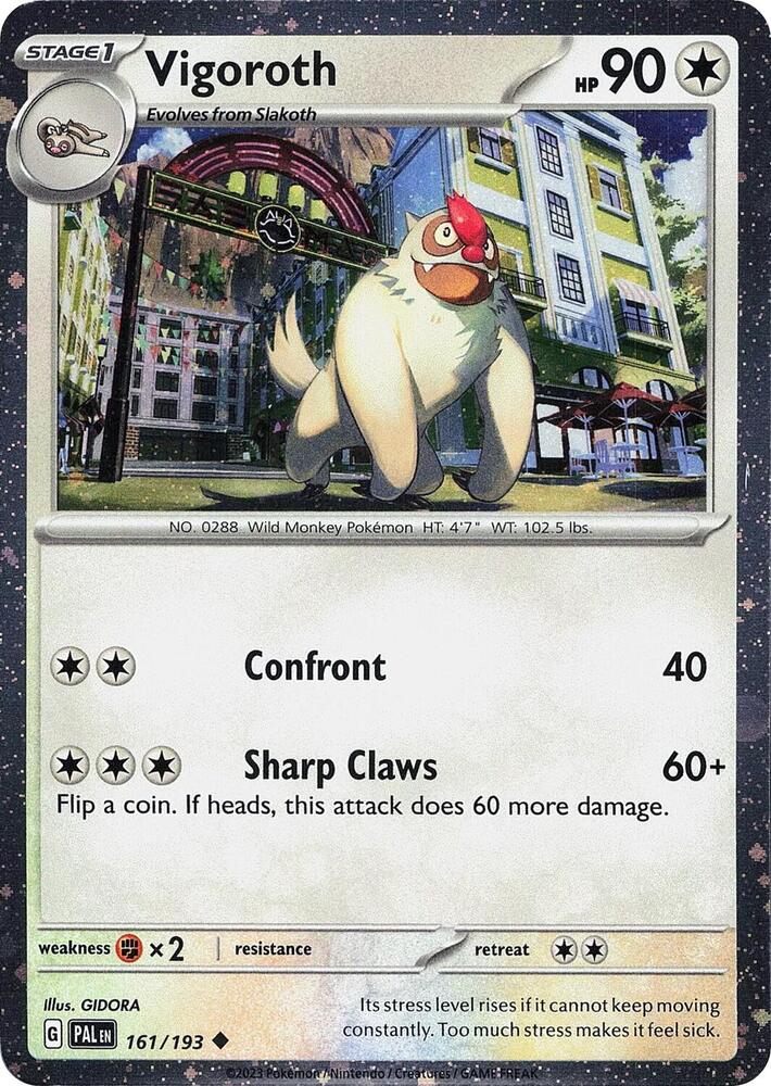 Vigoroth (Cosmos Holo) 161/193 card from Miscellaneous Cards & Products