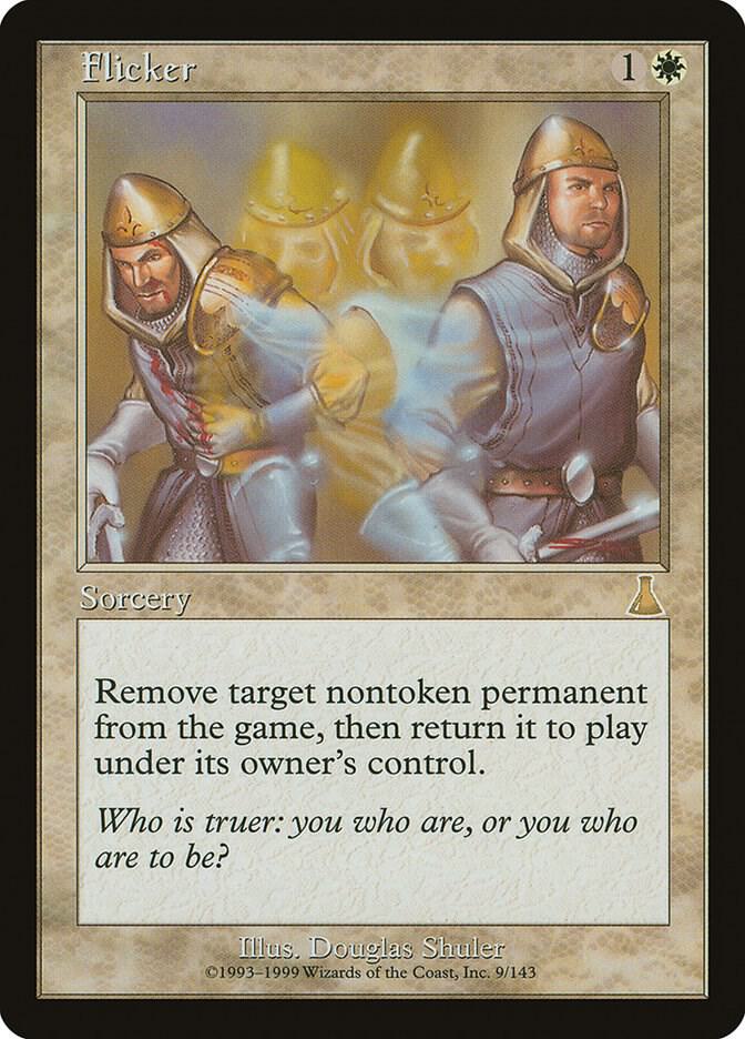 Flicker 9 card from Urza's Destiny