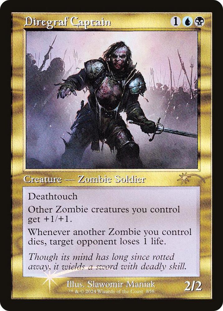 Diregraf Captain (Retro Frame) 858 card from Secret Lair Drop Series