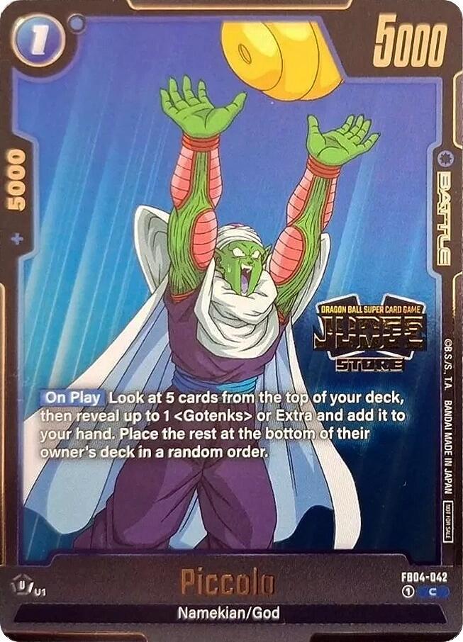 Piccolo (Judge Pack (Store Judge) 03) FB04-042 card from Tournament and Championship Promos