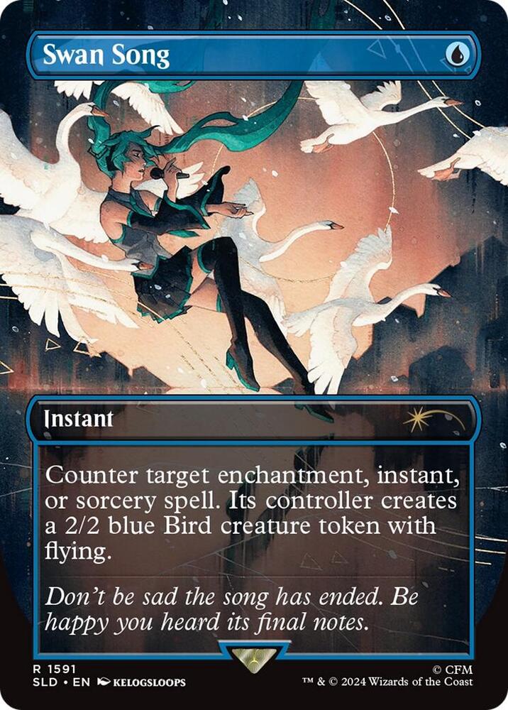 Swan Song 1591 card from Secret Lair Drop Series