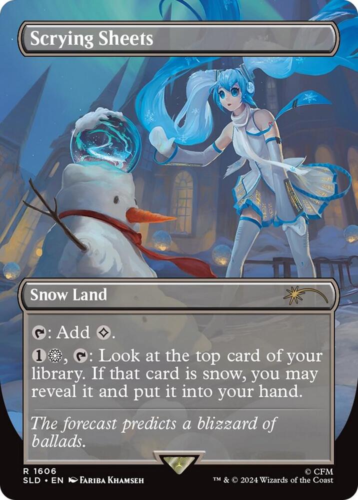 Scrying Sheets 1606 card from Secret Lair Drop Series