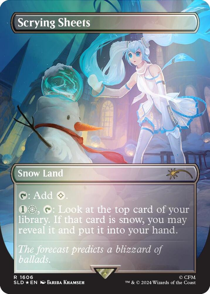 Scrying Sheets (Rainbow Foil) 1606 card from Secret Lair Drop Series