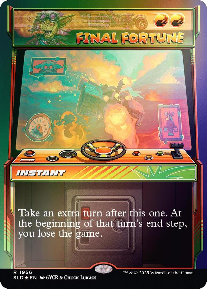 Final Fortune (Rainbow Foil) 1956 card from Secret Lair Drop Series