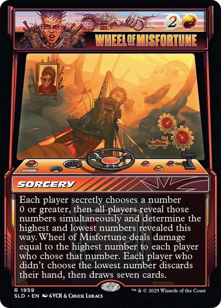 Wheel of Misfortune 1959 card from Secret Lair Drop Series