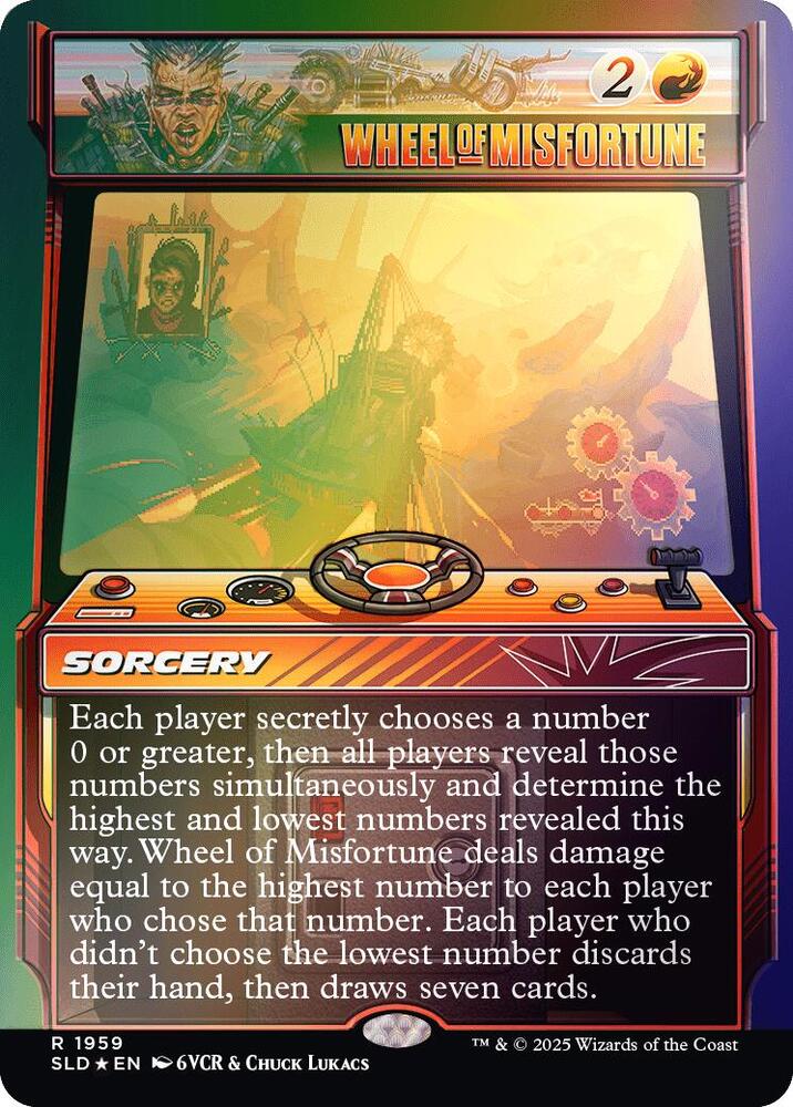 Wheel of Misfortune (Rainbow Foil) 1959 card from Secret Lair Drop Series