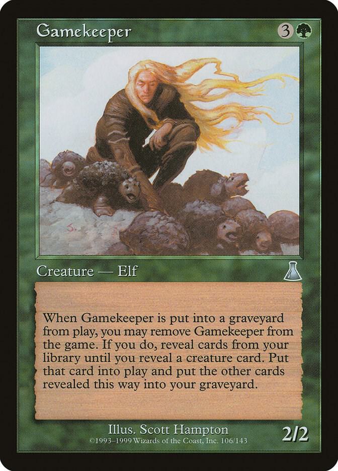 Gamekeeper 106 card from Urza's Destiny