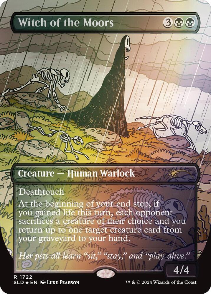 Witch of the Moors (Rainbow Foil) 1722 card from Secret Lair Drop Series