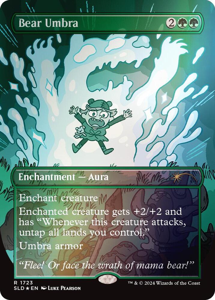 Bear Umbra (Rainbow Foil) 1723 card from Secret Lair Drop Series