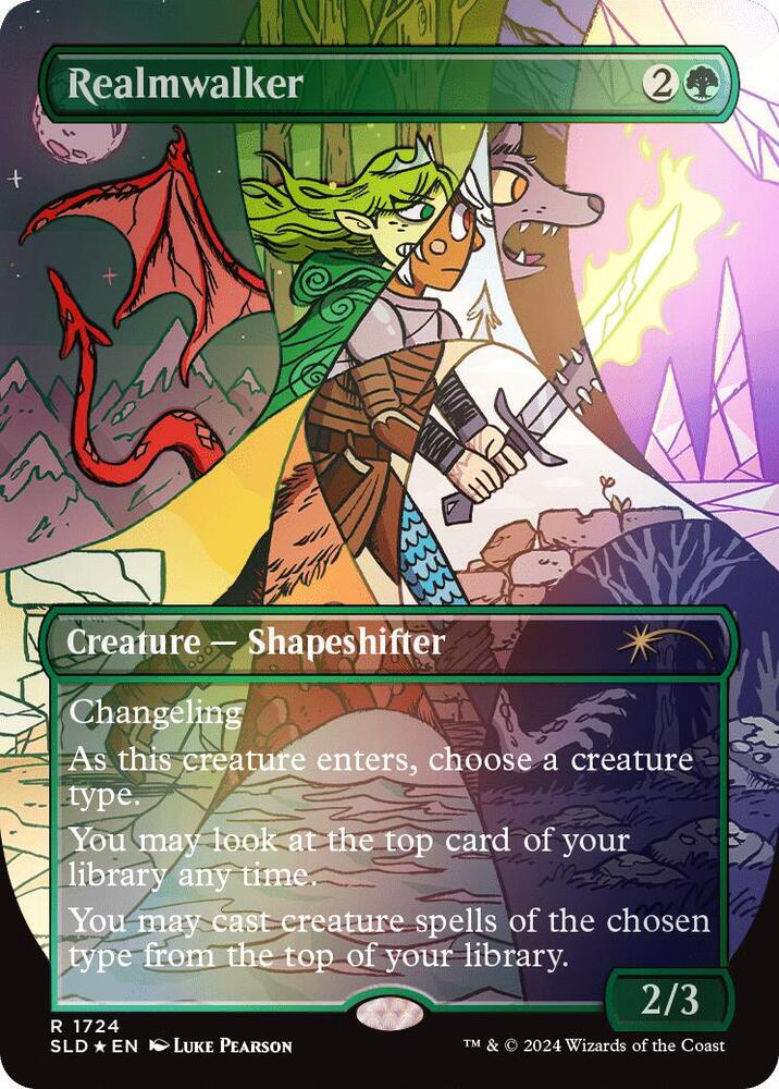 Realmwalker (Rainbow Foil) 1724 card from Secret Lair Drop Series