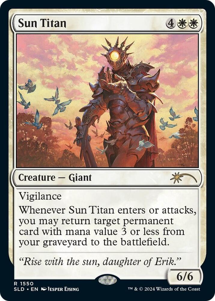 Sun Titan 1550 card from Secret Lair Drop Series