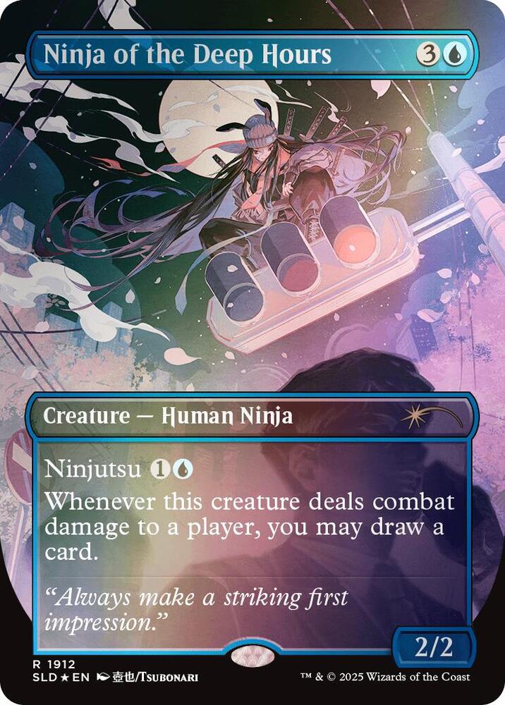 Ninja of the Deep Hours (Rainbow Foil) 1912 card from Secret Lair Drop Series
