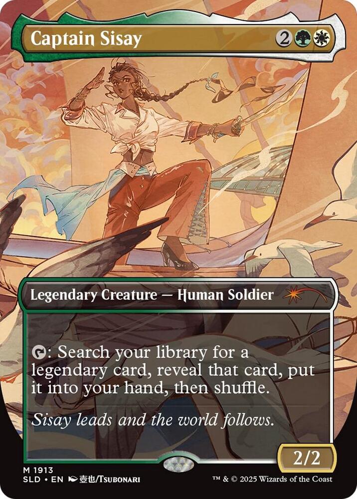 Captain Sisay 1913 card from Secret Lair Drop Series