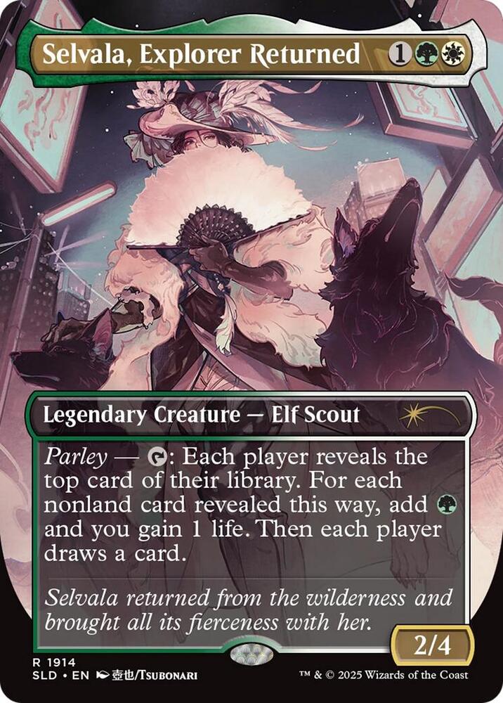 Selvala, Explorer Returned 1914 card from Secret Lair Drop Series