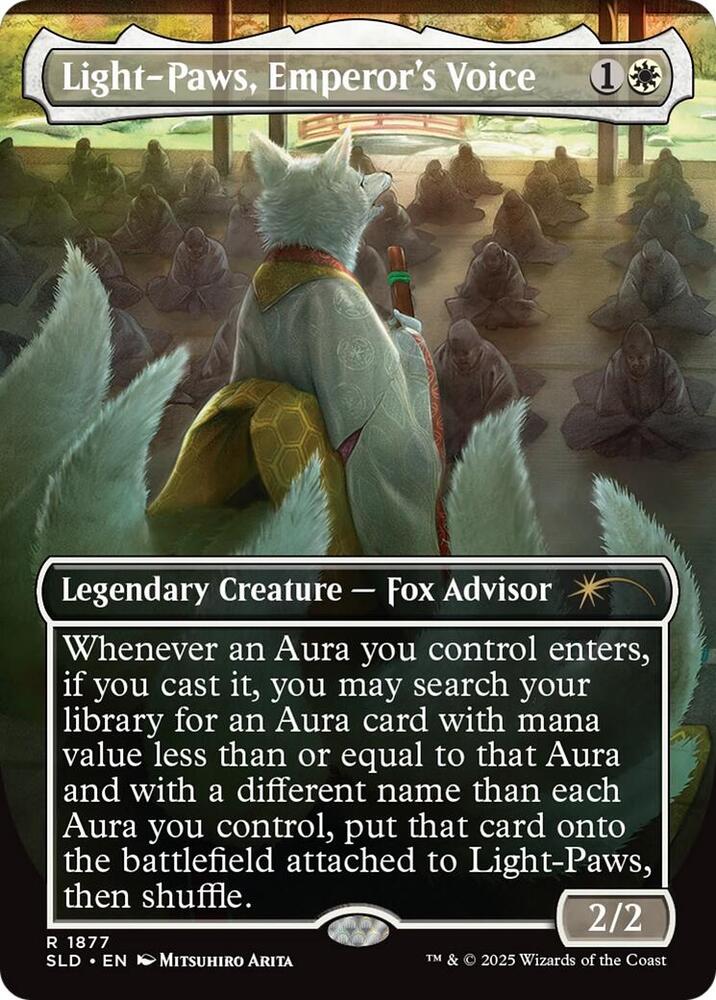 Light-Paws, Emperor's Voice 1877 card from Secret Lair Drop Series