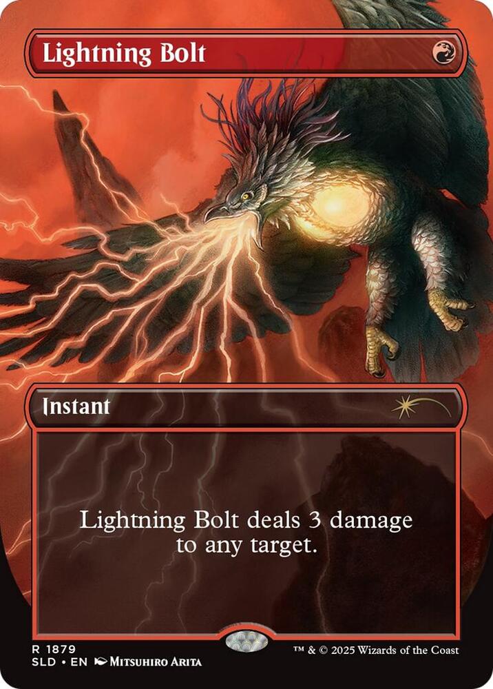 Lightning Bolt 1879 card from Secret Lair Drop Series