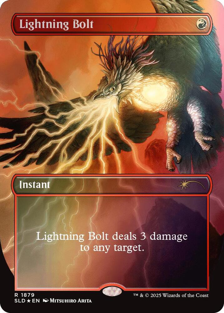 Lightning Bolt (Rainbow Foil) 1879 card from Secret Lair Drop Series