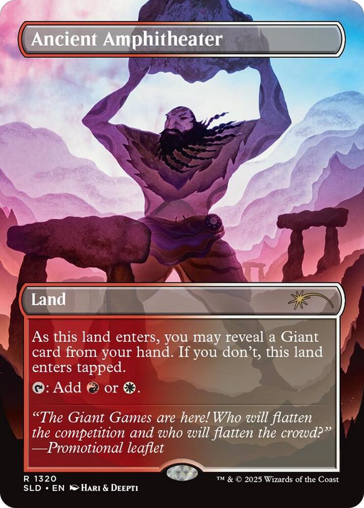 Ancient Amphitheater 1320 card from Secret Lair Drop Series