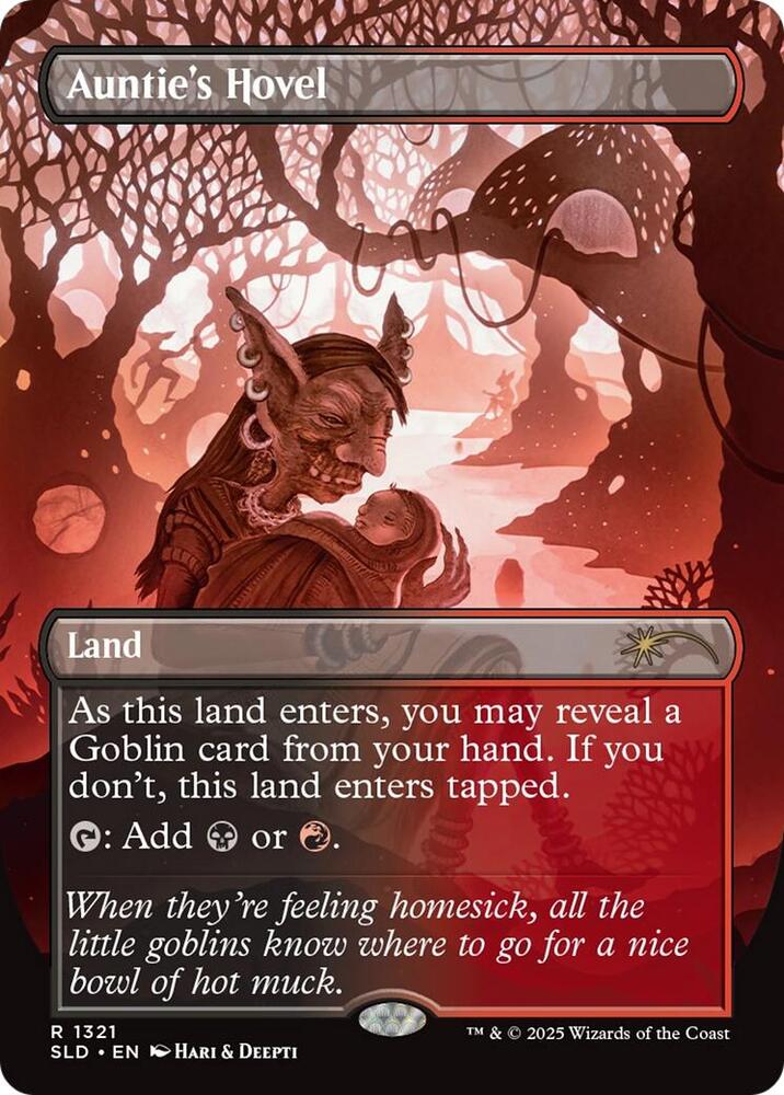 Auntie's Hovel 1321 card from Secret Lair Drop Series