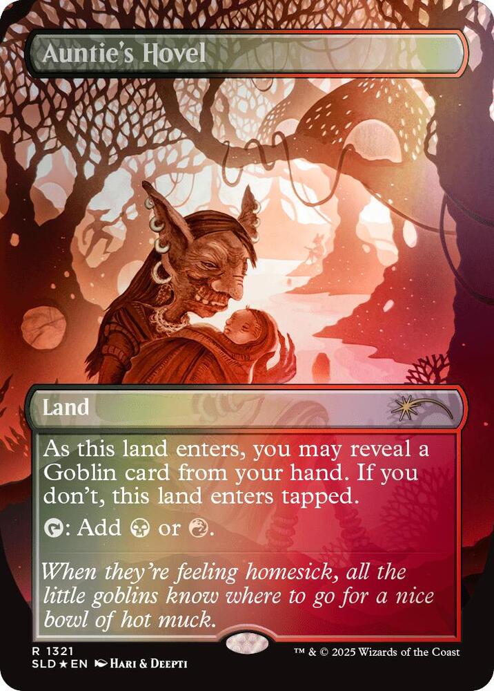 Auntie's Hovel (Rainbow Foil) 1321 card from Secret Lair Drop Series