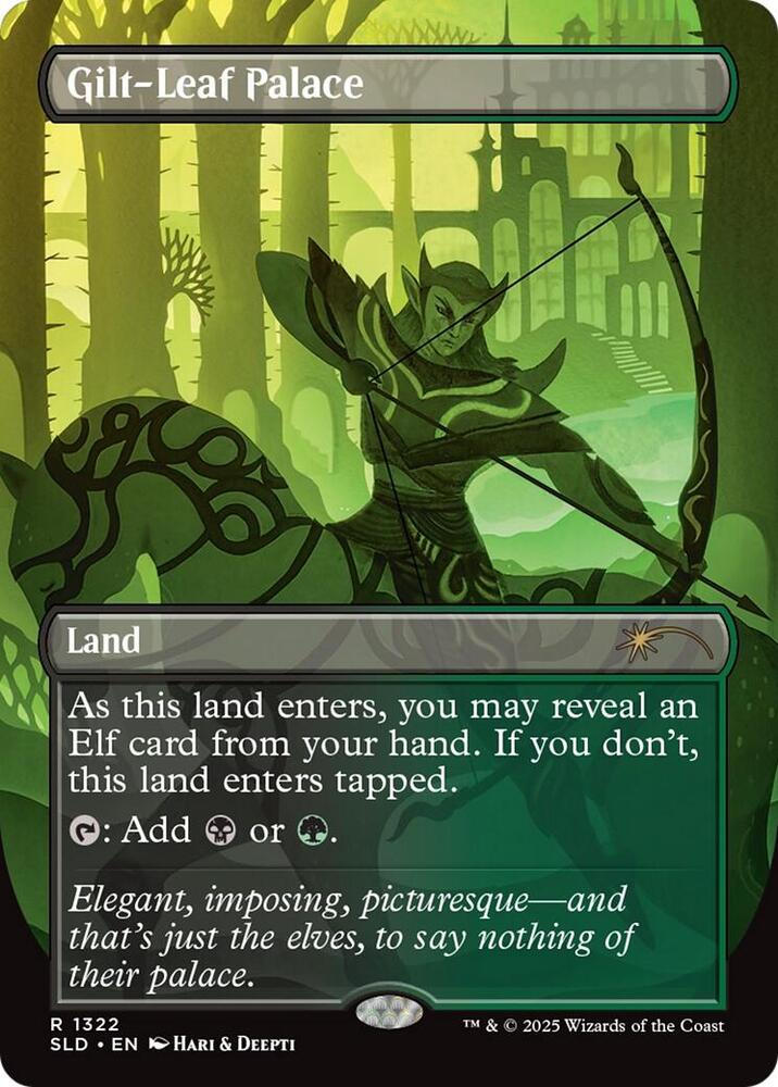 Gilt-Leaf Palace 1322 card from Secret Lair Drop Series