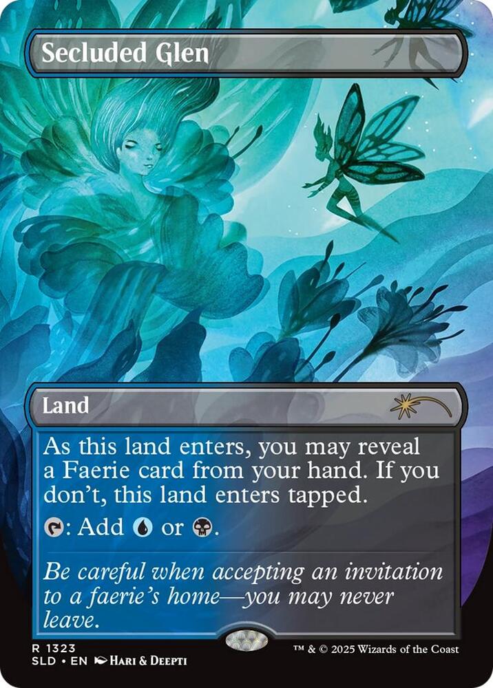 Secluded Glen 1323 card from Secret Lair Drop Series