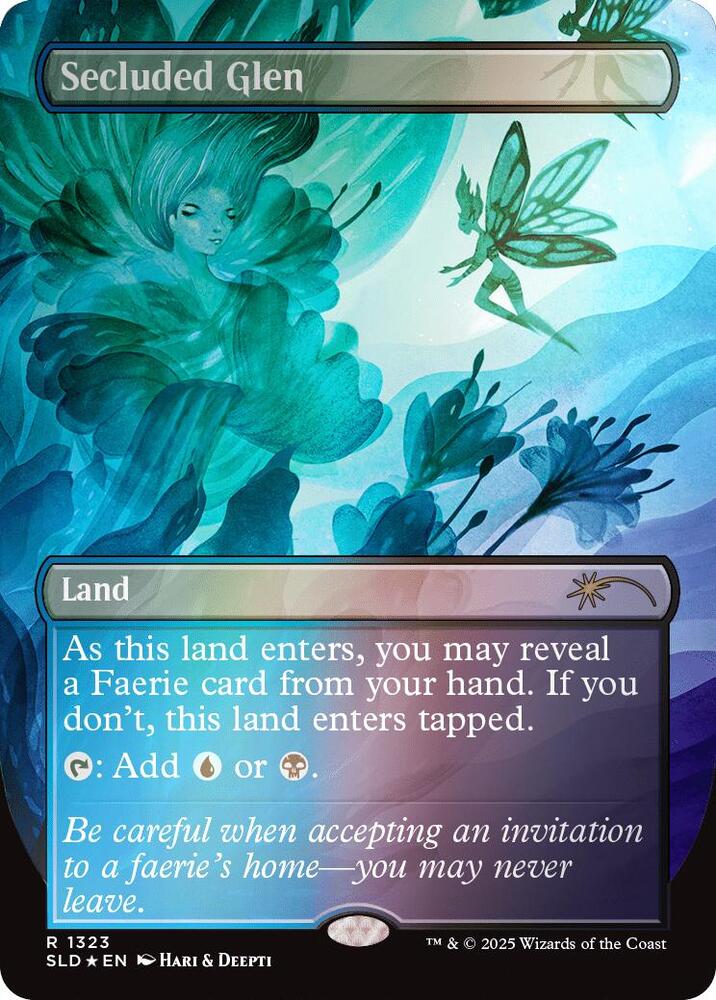 Secluded Glen (Rainbow Foil) 1323 card from Secret Lair Drop Series