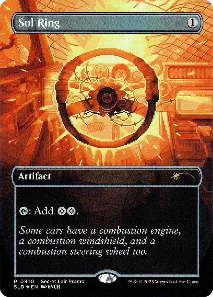 Sol Ring (Rainbow Foil) 910 card from Secret Lair Drop Series