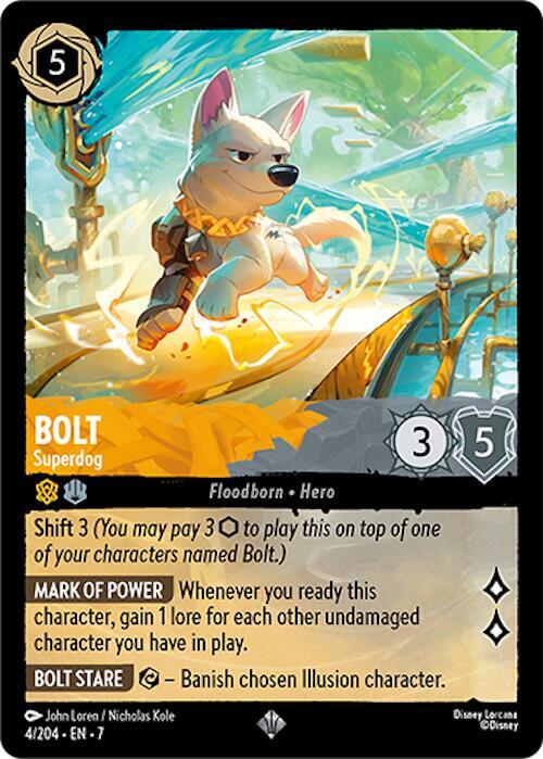 Bolt - Superdog 4/204 card from Archazia's Island