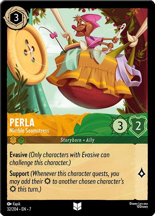 Perla - Nimble Seamstress 32/204 card from Archazia's Island
