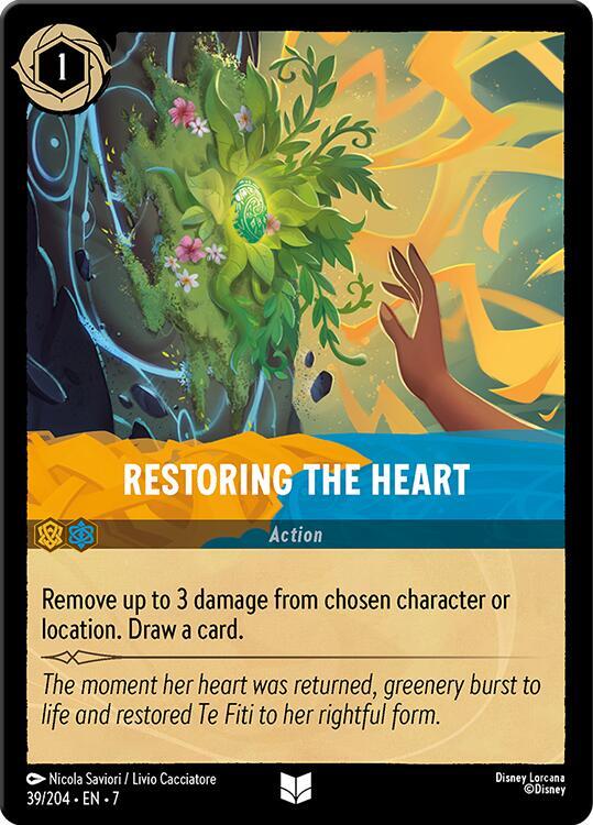 Restoring the Heart 39/204 card from Archazia's Island