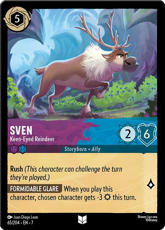 Sven - Keen-Eyed Reindeer 65/204 card from Archazia's Island
