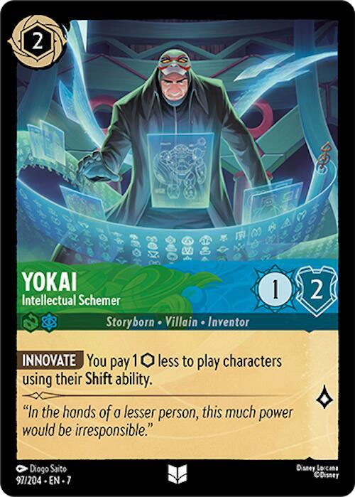 Yokai - Intellectual Schemer 97/204 card from Archazia's Island