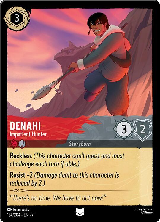 Denahi - Impatient Hunter 124/204 card from Archazia's Island
