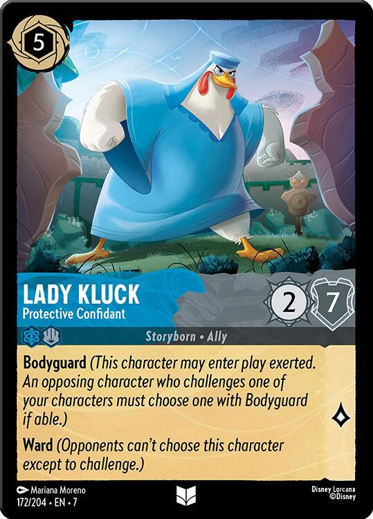 Lady Kluck - Protective Confidant 172/204 card from Archazia's Island