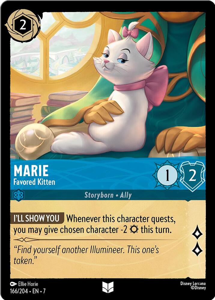Marie - Favored Kitten 166/204 card from Archazia's Island