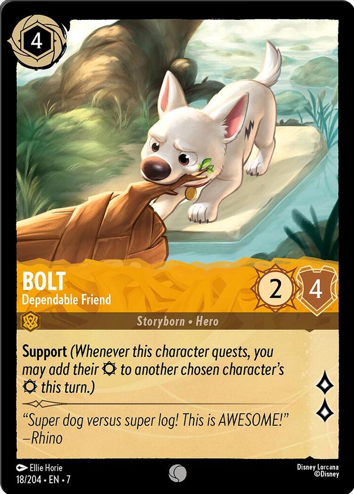 Bolt - Dependable Friend 18/204 card from Archazia's Island