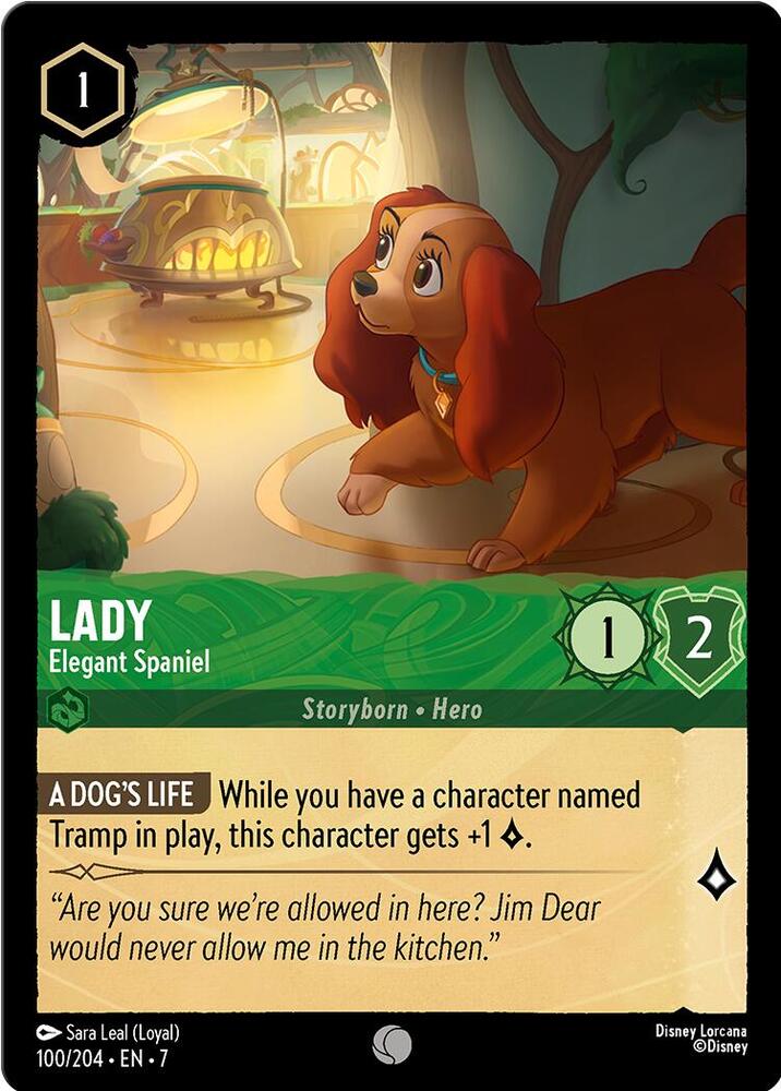 Lady - Elegant Spaniel 100/204 card from Archazia's Island
