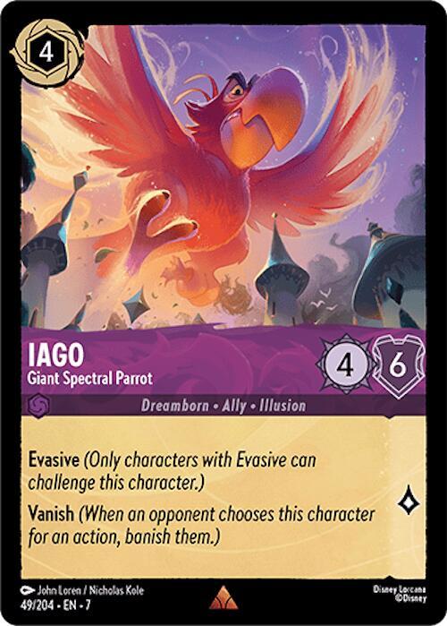 Iago - Giant Spectral Parrot 49/204 card from Archazia's Island