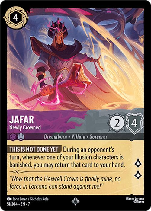 Jafar - Newly Crowned 51/204 card from Archazia's Island