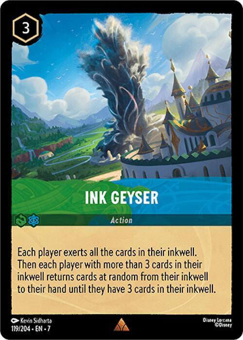 Ink Geyser 119/204 card from Archazia's Island